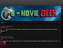 Tablet Screenshot of bmoviegeek.com